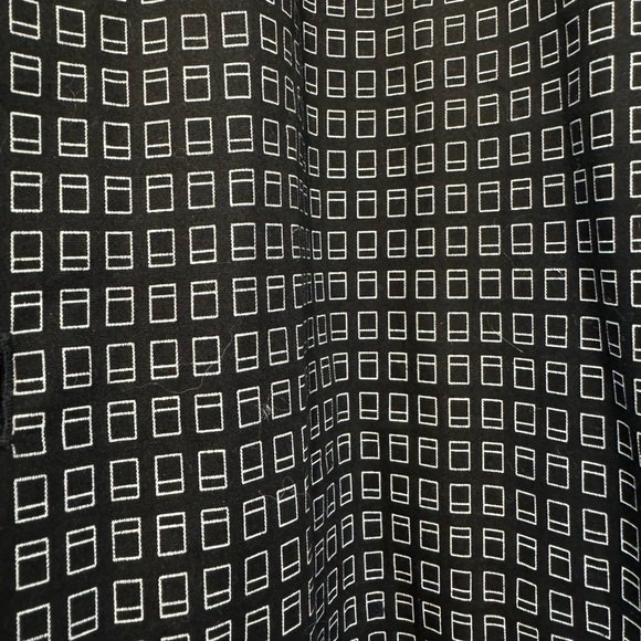 Z Zegna Men's Geometric Button Down Dress Shirt / 43 - Picture 2 of 11